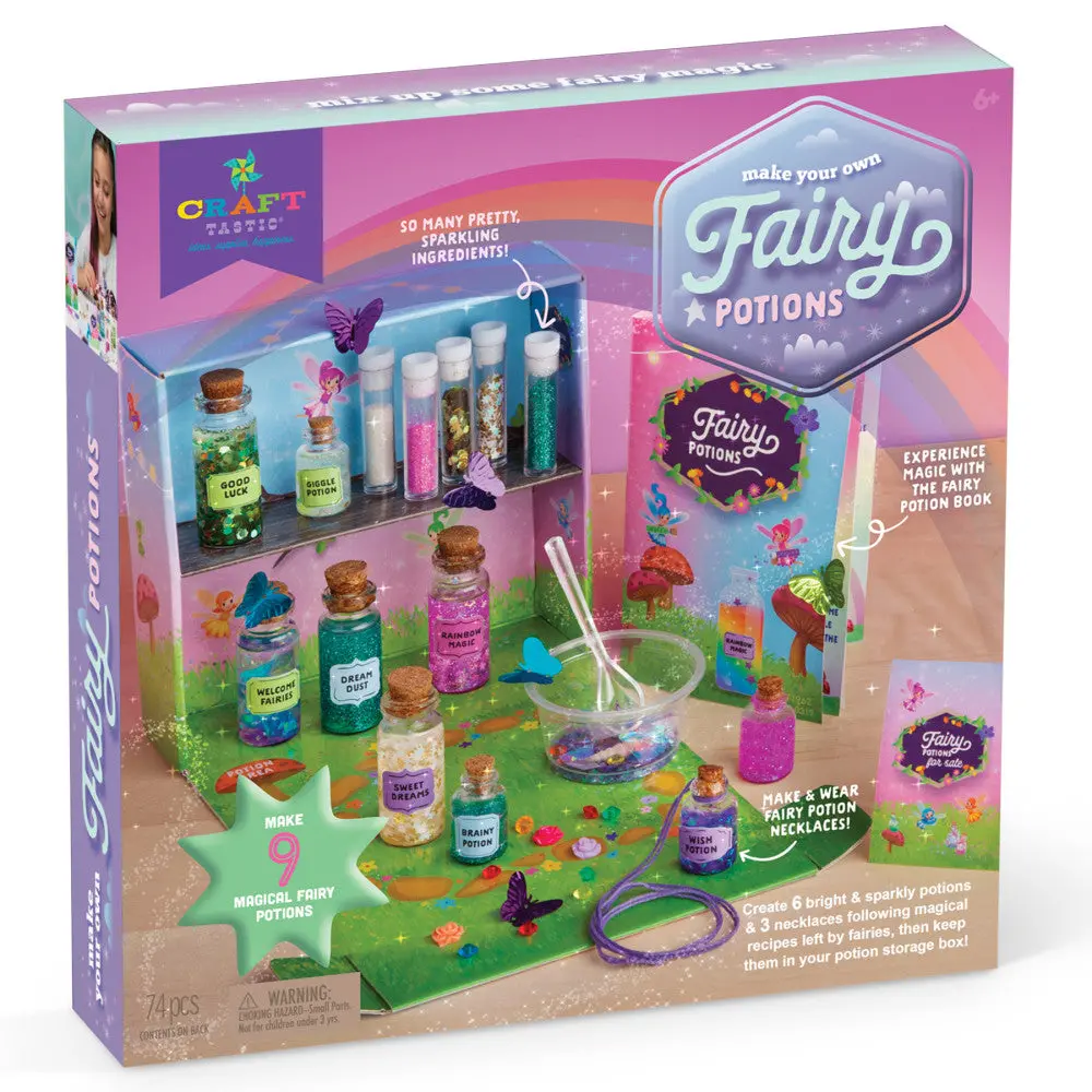 Craft-Tastic Fairy Potion Kit - Magical Diy Fairy Potions Set For Kids Ages 6+ 1