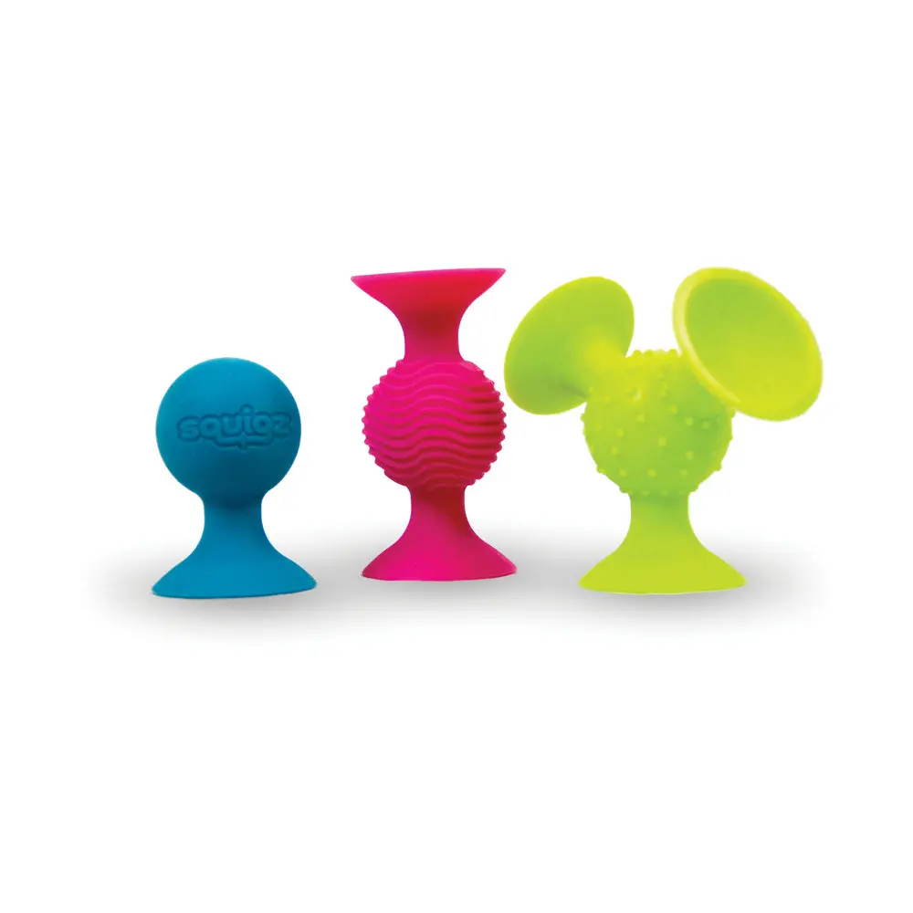 Fat Brain Toy Co. Pipsquigz - Colorful Silicone Rattles 1