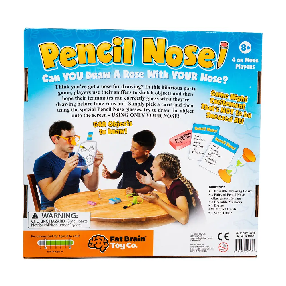 Pencil Nose Family Drawing Game By Fat Brain Toy Co. 2