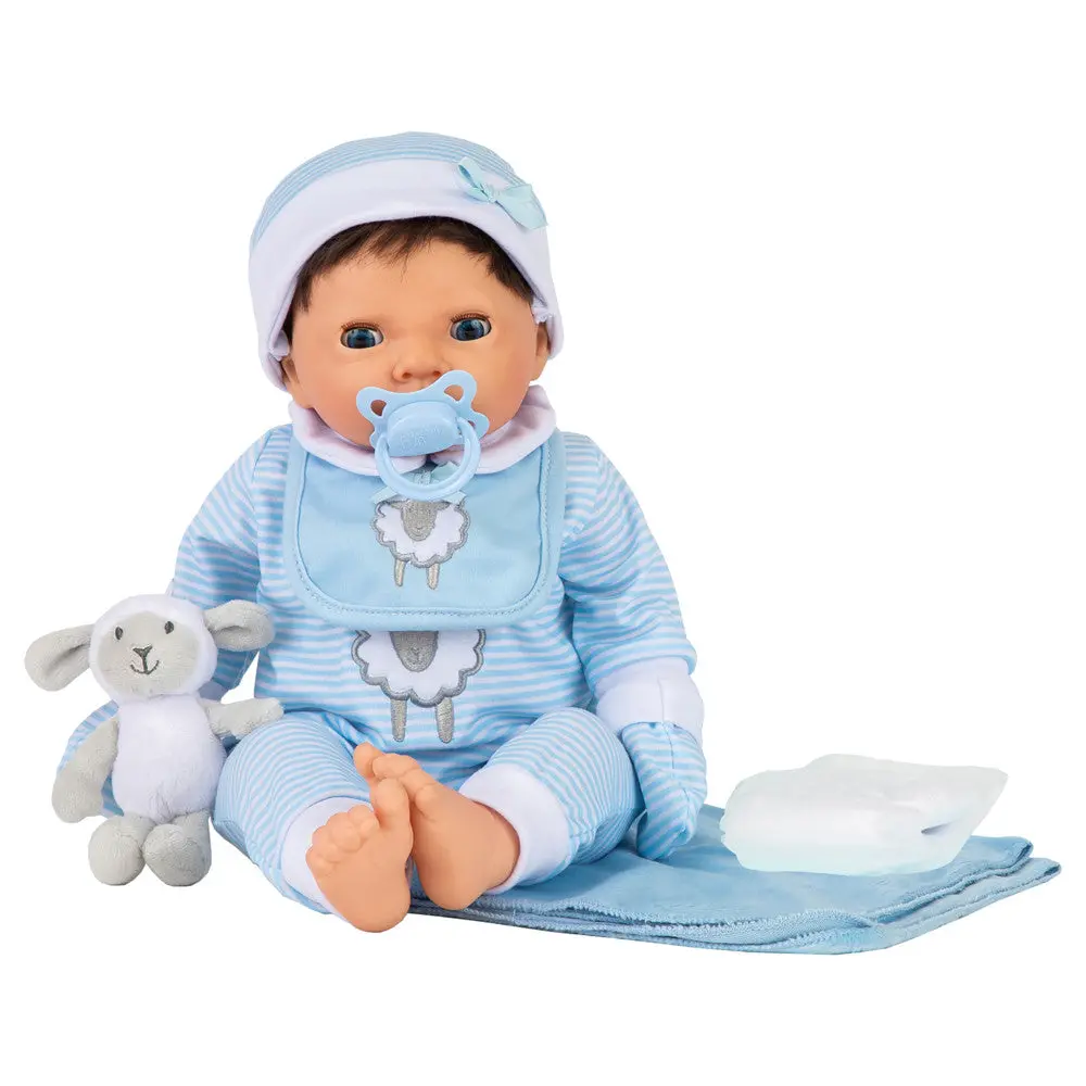 Tiny Treasures Lifelike Baby Doll With Layette Set - Soft Hair 1