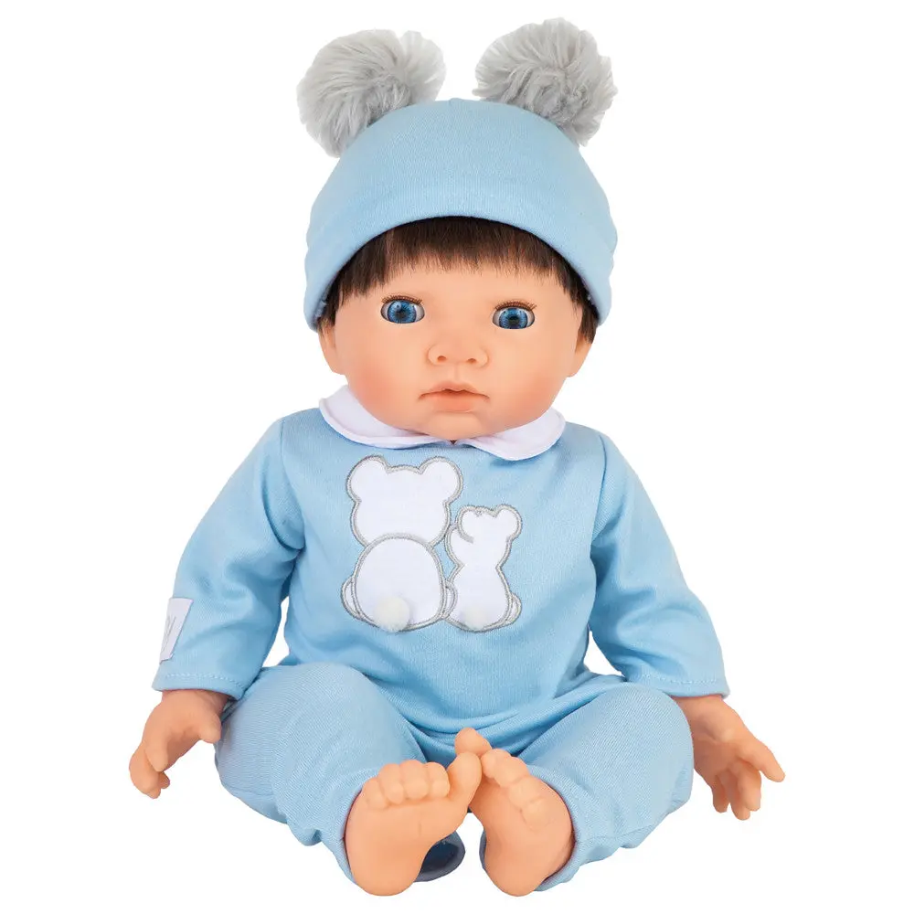 Tiny Treasures Lifelike Newborn Doll With Soft Hair 1