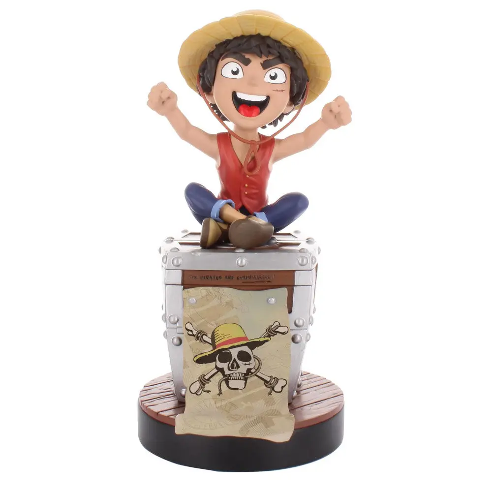 Exquisite Gaming: Netflix One Piece 8.5" Luffy Cable Guys Controller & Phone Holder 1