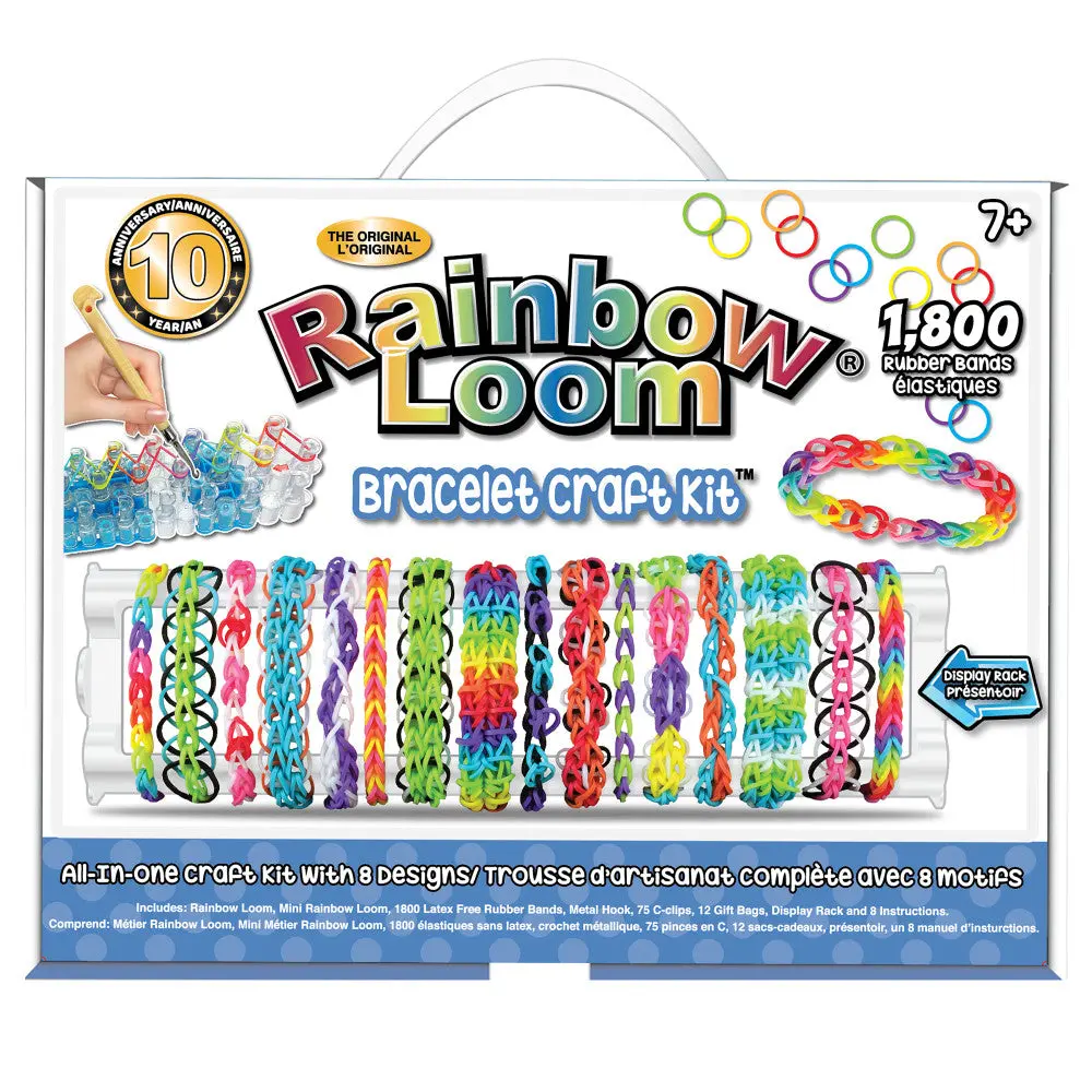 Rainbow Loom Creative Bracelet Making Kit With 1800 Latex-Free Bands 1