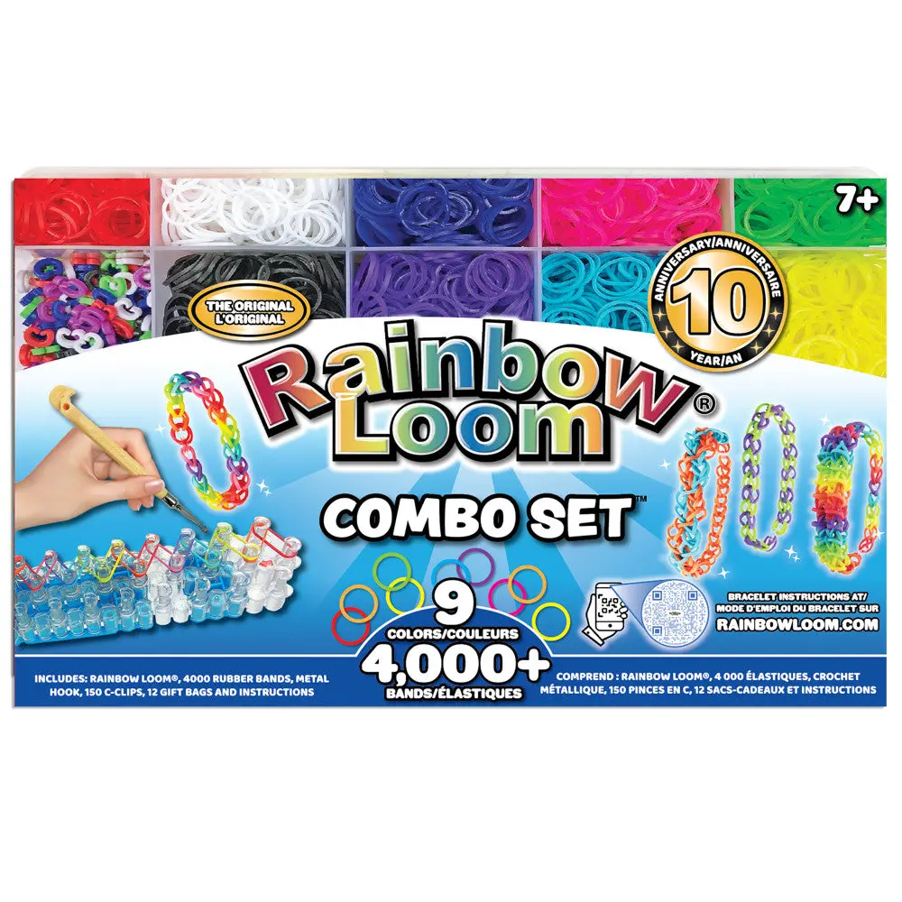 Rainbow Loom Ultimate Bracelet Crafting Kit With Metal Hook And Loom 1