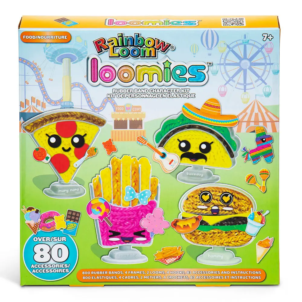 Rainbow Loom Loomies Food Figurines Craft Kit 1