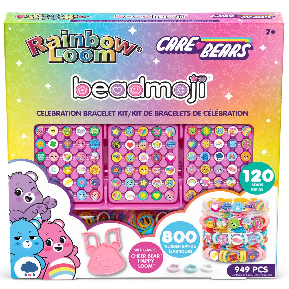 Rainbow Loom Beadmoji Care Bears Celebration Bracelet Kit - Kids Craft Set 1