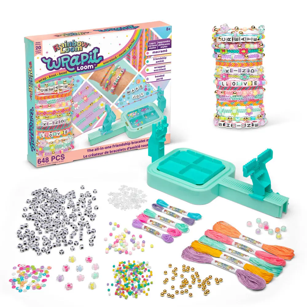 Rainbow Loom Wrapit Loom Diy Friendship Bracelet Maker Kit - Multicolor 1