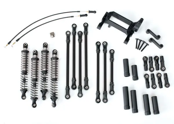 Trx-4 - Long Arm Lift Kit (Black Tra8140) Links Shocks Cables Driveshafts 1