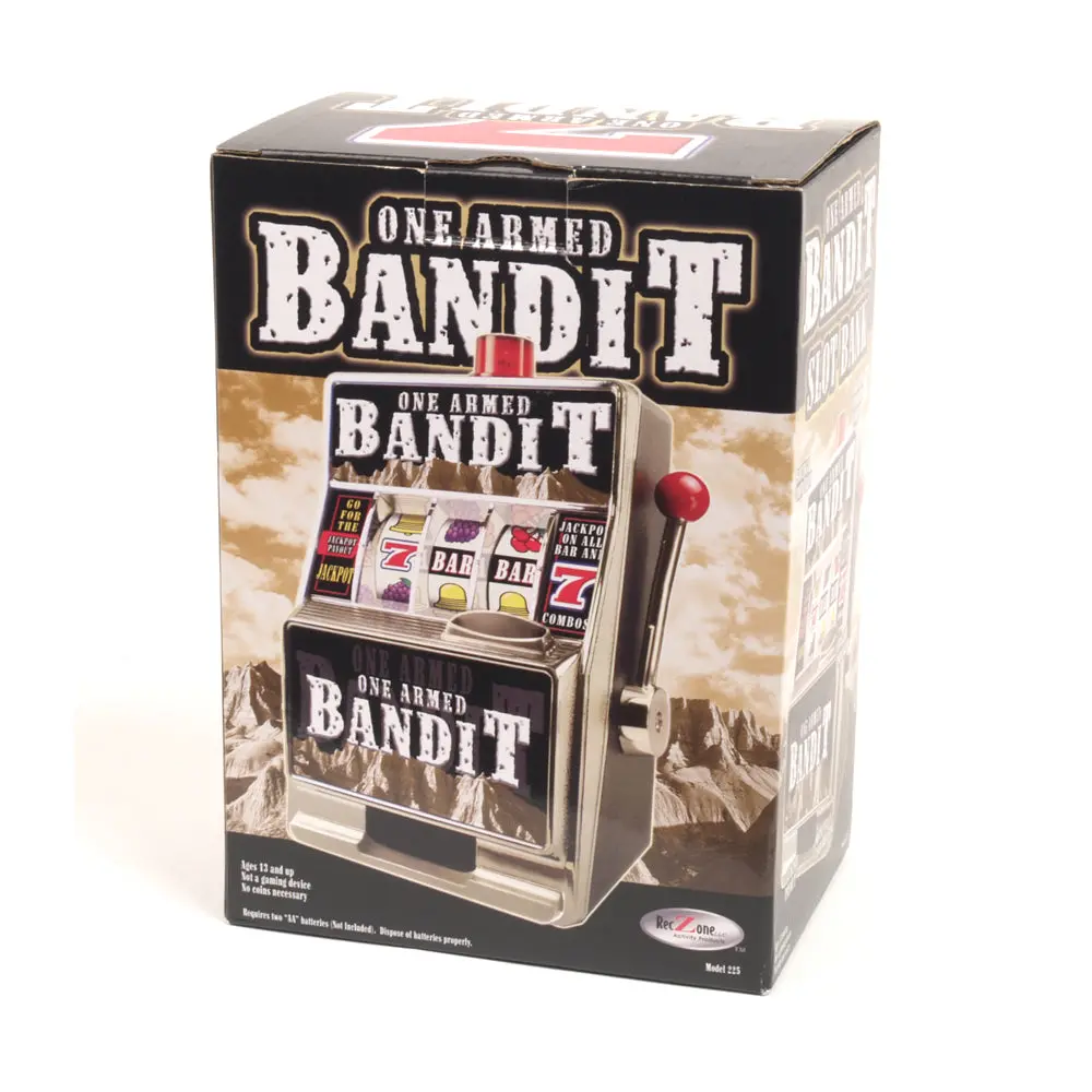 John N. Hansen Co. One Armed Bandit Bank Miniature Slot Machine 1