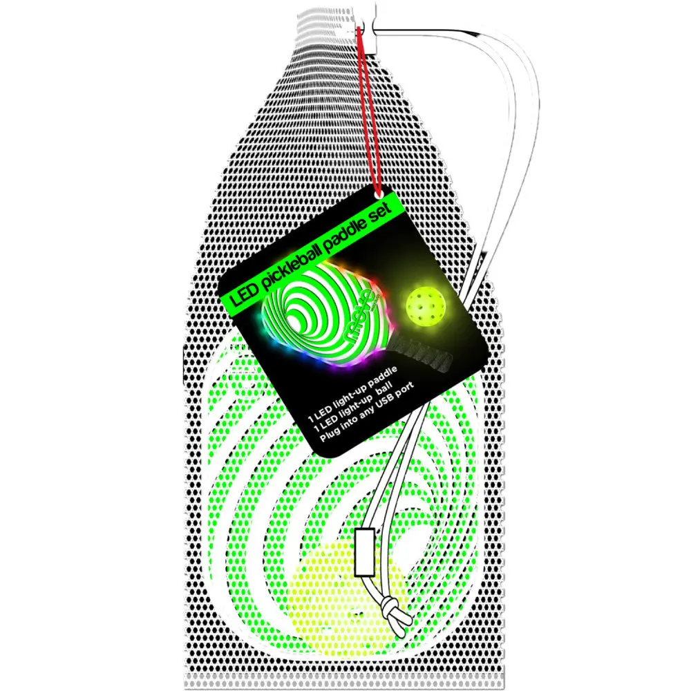 Watchitude Glow-In-The-Dark Pickleball Paddle And Ball Set 1