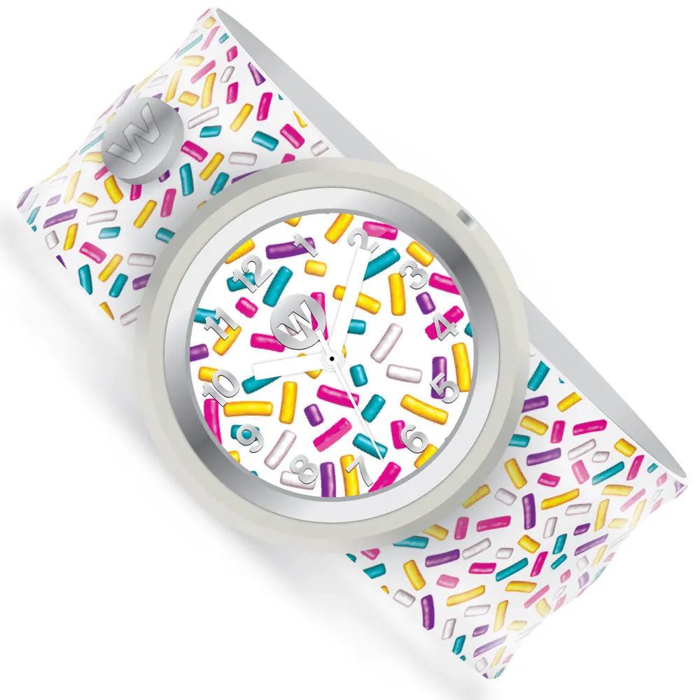 Watchitude Kids' Slap Watch Sprinkles - Colorful Silicone Strap 1