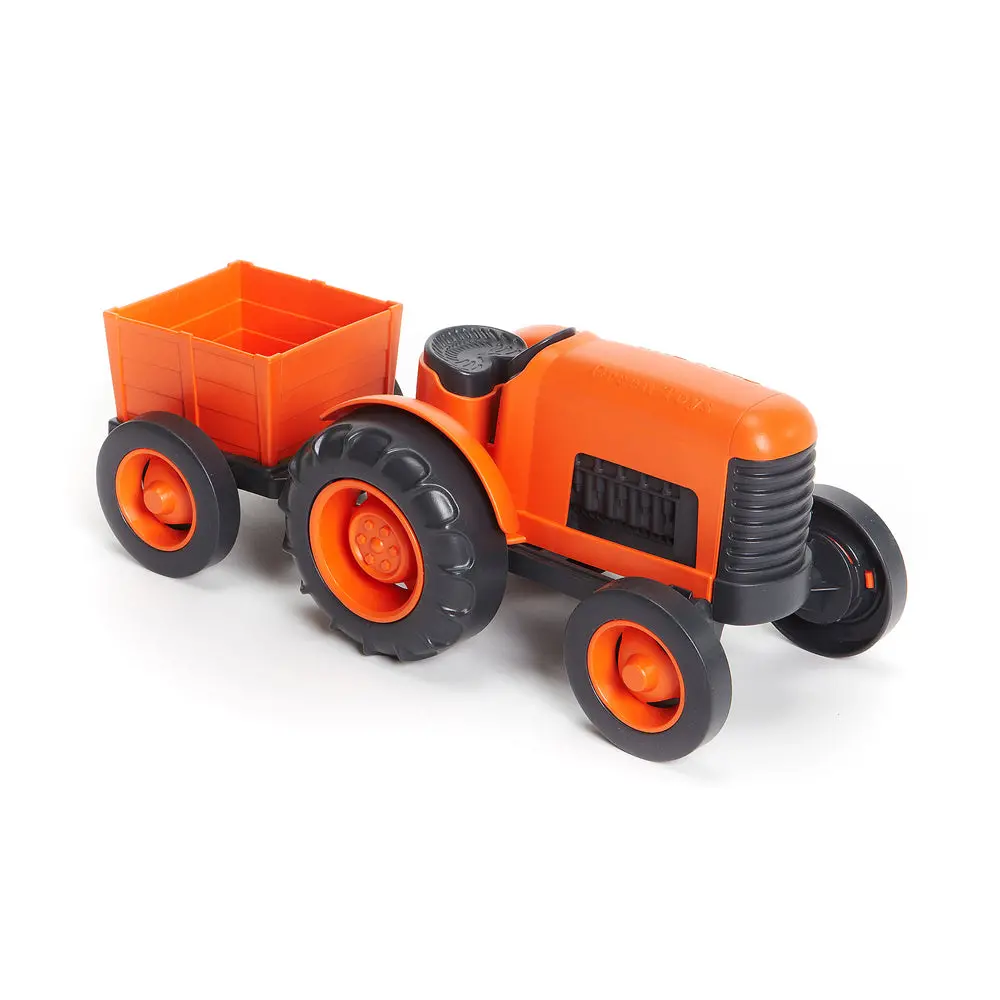 Green Toys Eco-Friendly Tractor With Detachable Cart 1