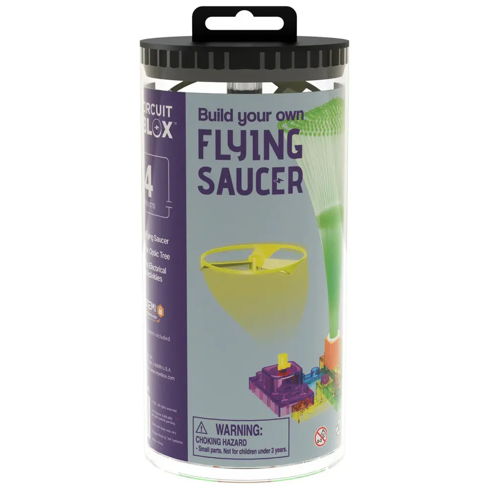 E-Blox Circuit Blox - Build Your Own Flying Saucer - Stem Learning Kit For Kids 8+ 1