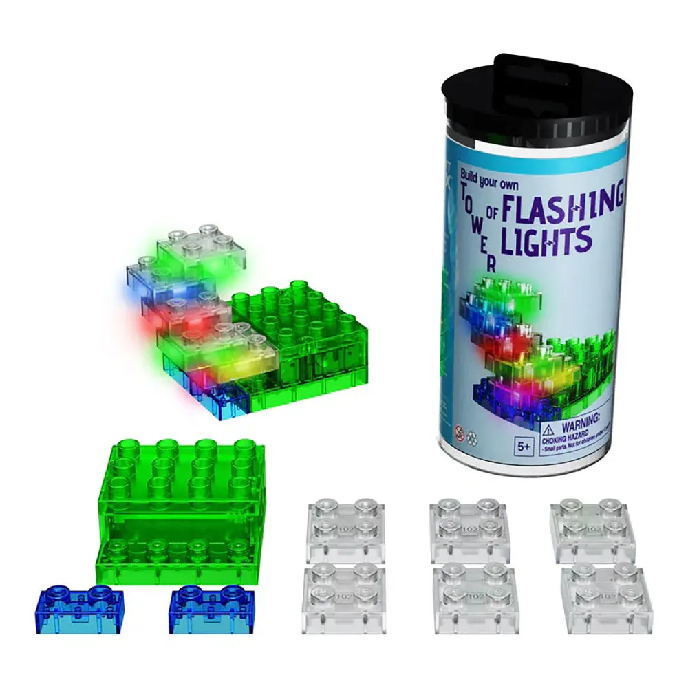 E-Blox Circuit Blox Flashing Lights Tower Building Kit For Kids 1