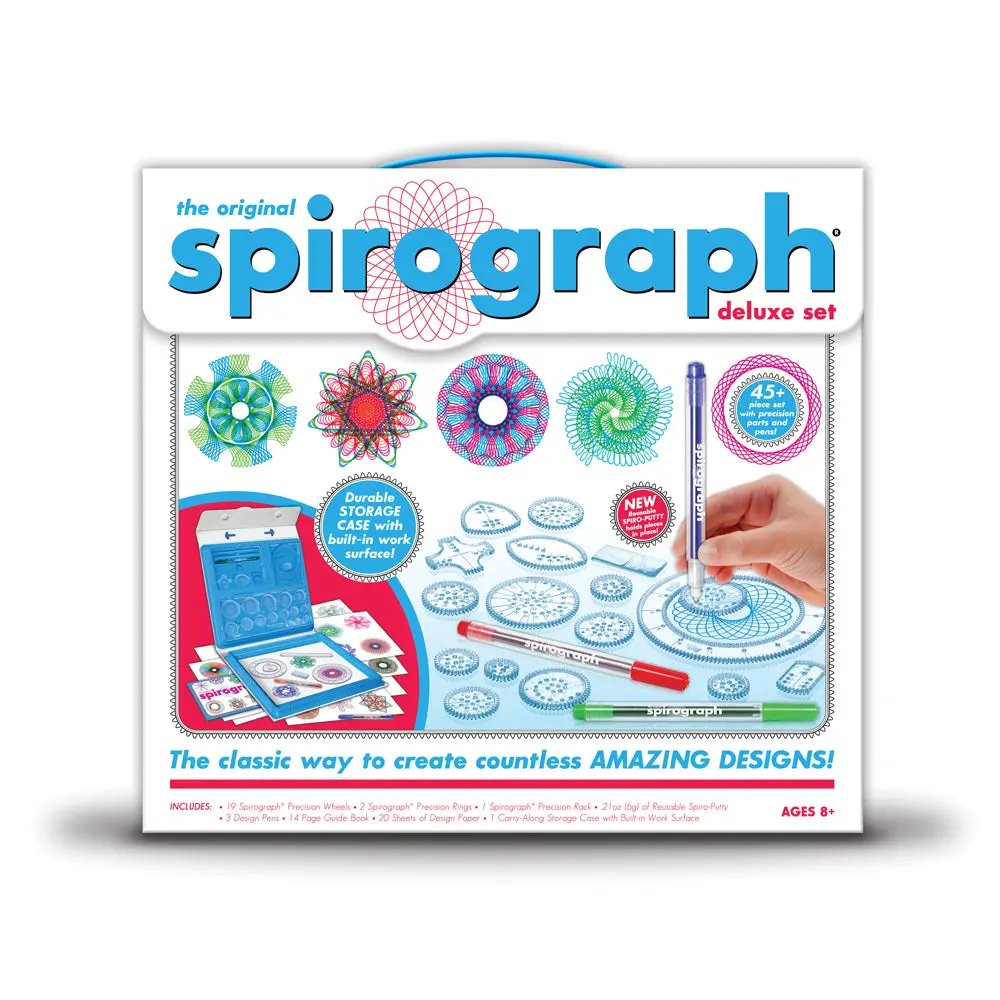 Spirograph Deluxe Design Set - Precision Wheels And Rings 1
