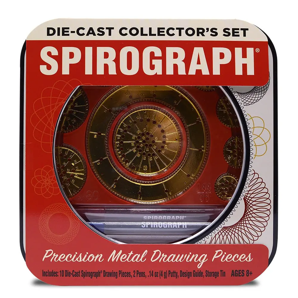 Spirograph 50Th Anniversary Diecast Collector's Tin - Golden Edition 1