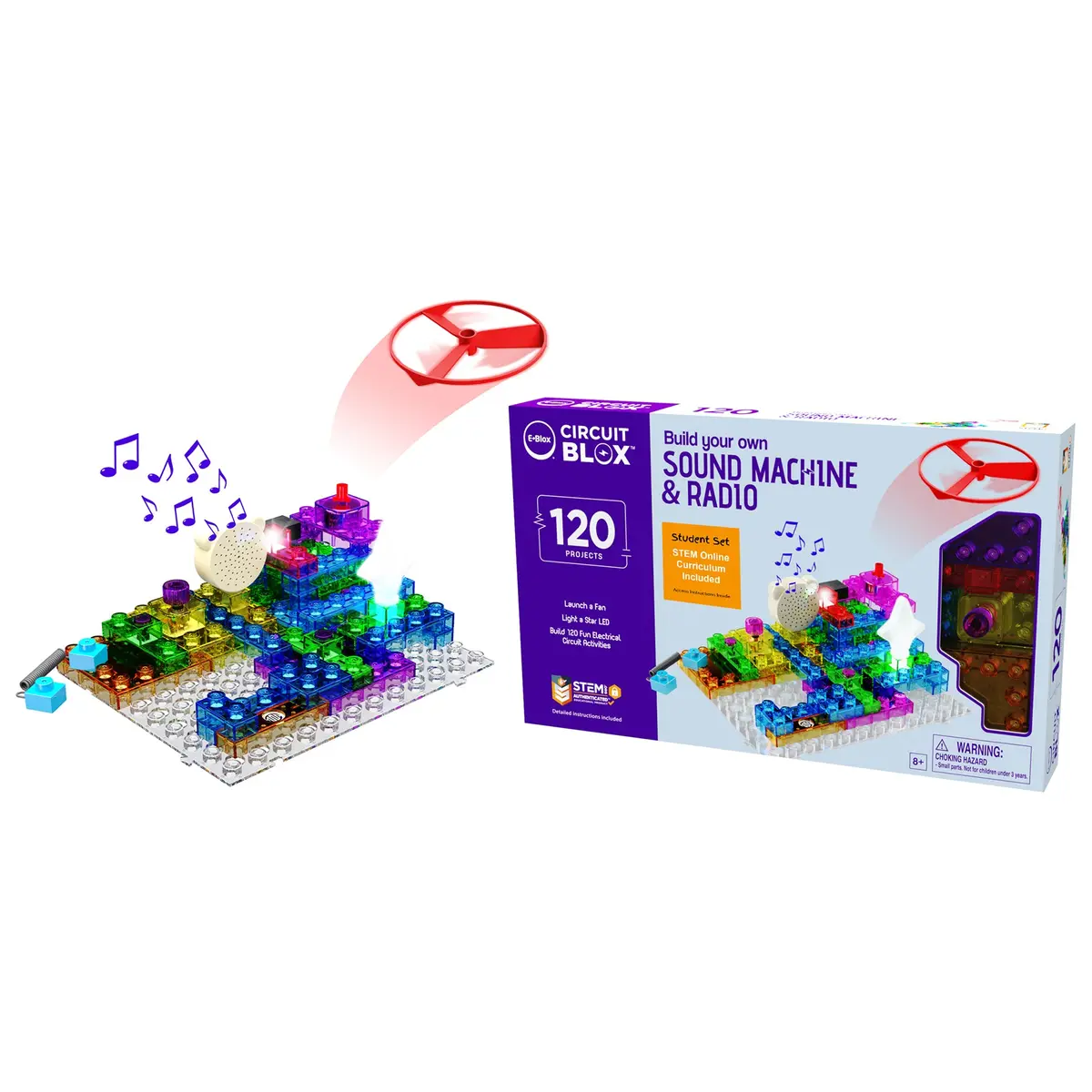 E-Blox Circuit Blox Student Set - 120 Stem Projects - Educational Toy 1