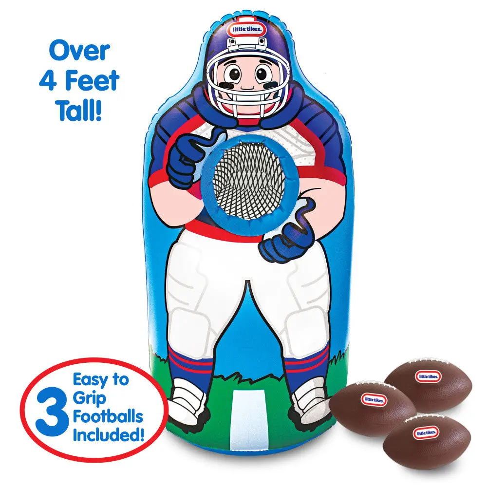 Little Tikes Jumbo Inflatable Football Trainer - 4+ Feet Tall For Kids 1