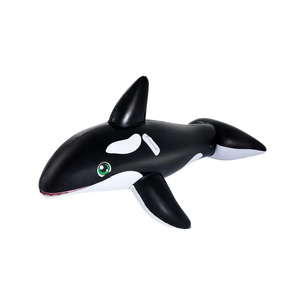 H2ogo! Jumbo Whale Rider Inflatable Pool Float For Kids 1