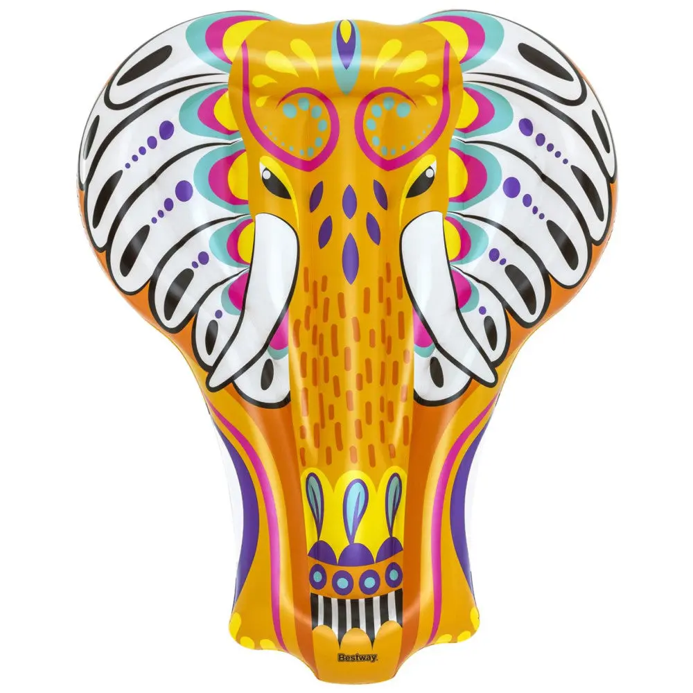H2ogo! 60" Flirty Fiesta Elephant Inflatable Pool Float 1