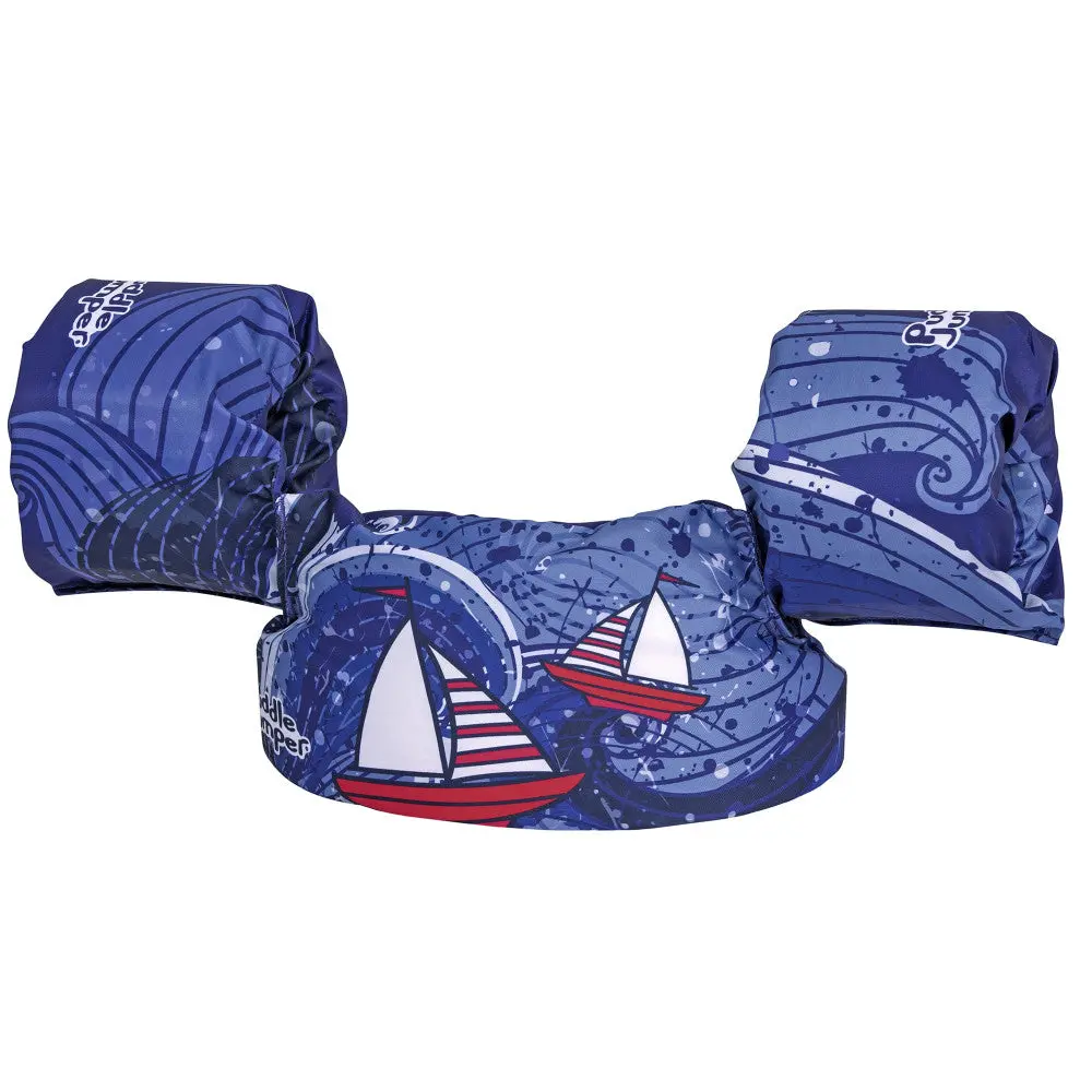 Puddle Jumper Kids' Sailboat Series Deluxe Life Vest - 33-55 Lbs 1