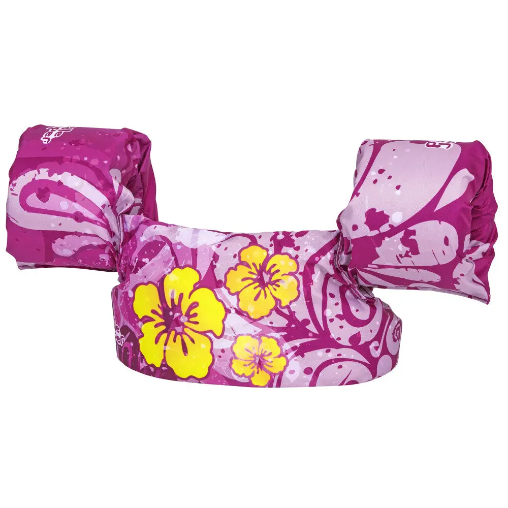 Puddle Jumper Kids Tropical Flowers Deluxe Life Vest - Child 33-55 Lbs 1