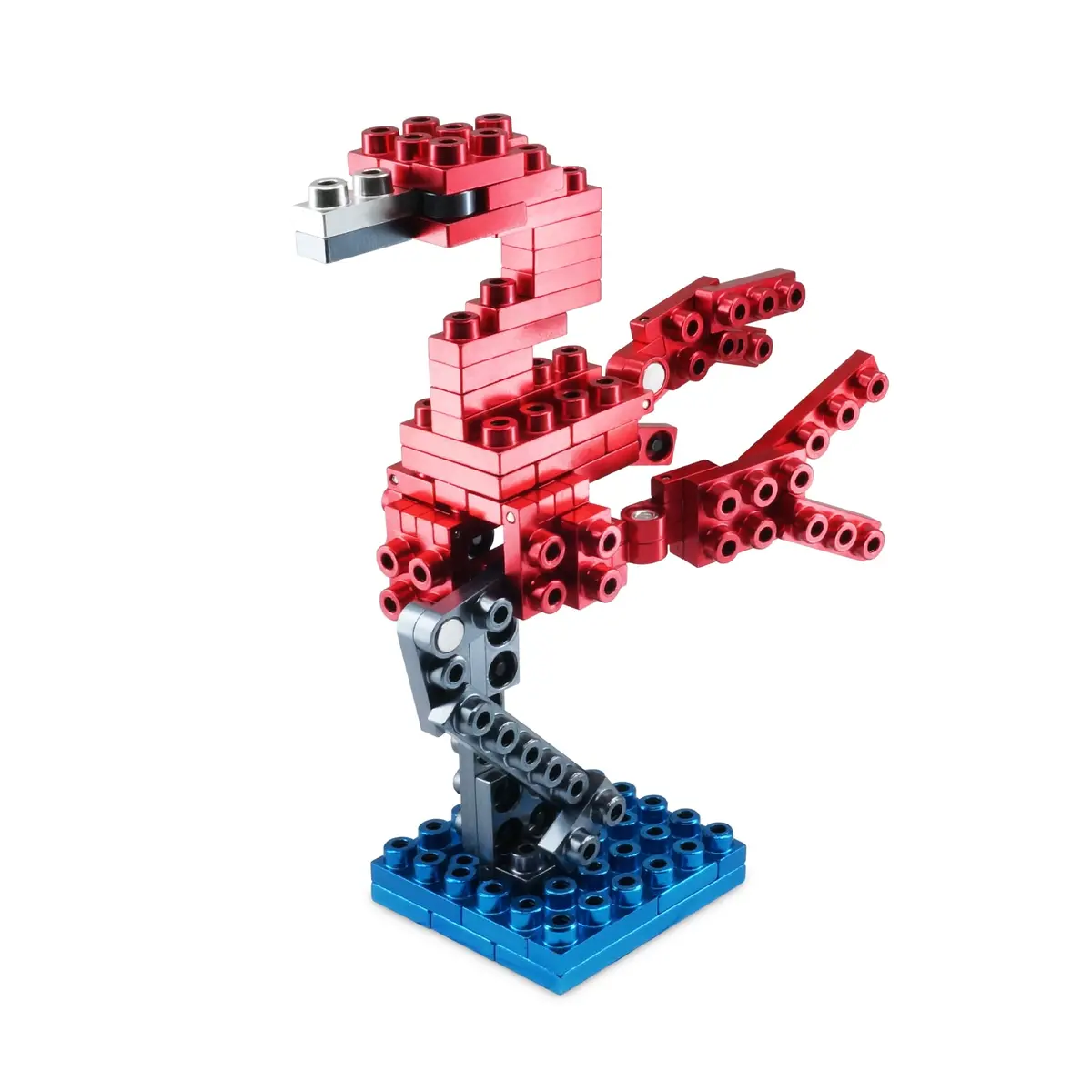 Metomics Pocket Wild Animal 112Mm Metal Alloy Flamingo Kit 1