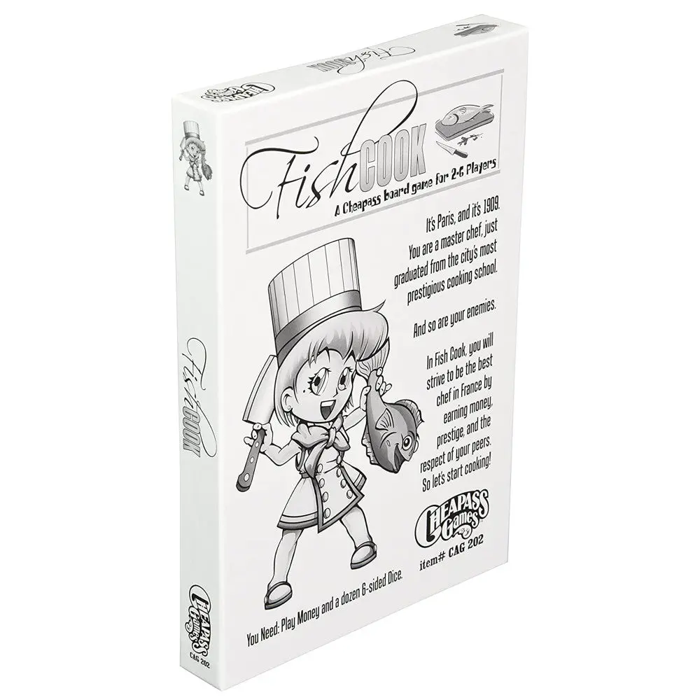 Fish Cook: Master Chef Board Game By Cheapass Games 1