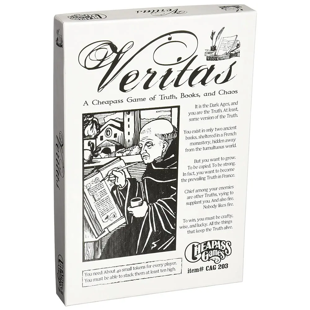 Veritas Board Game: The Quest For Truth In The Dark Ages 1