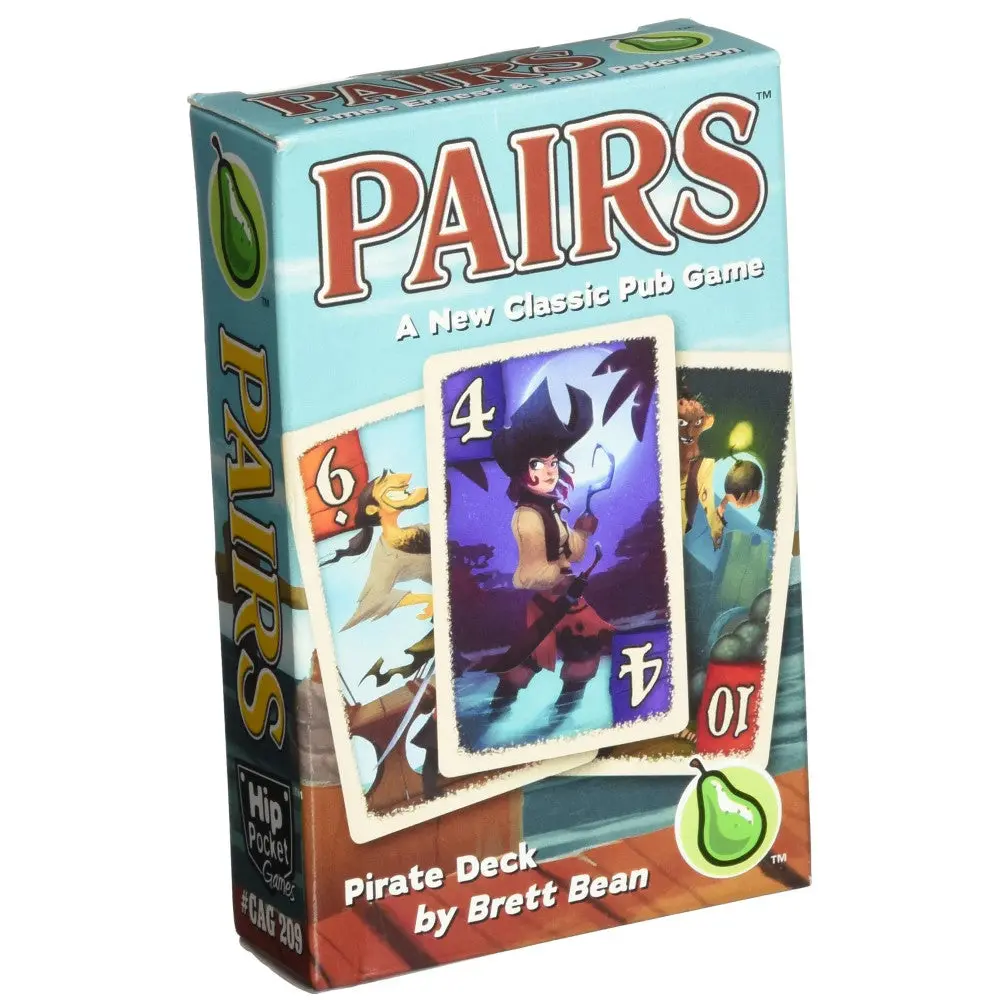 Pairs Pirate Deck Press Your Luck Card Game By Cheapass Games 1