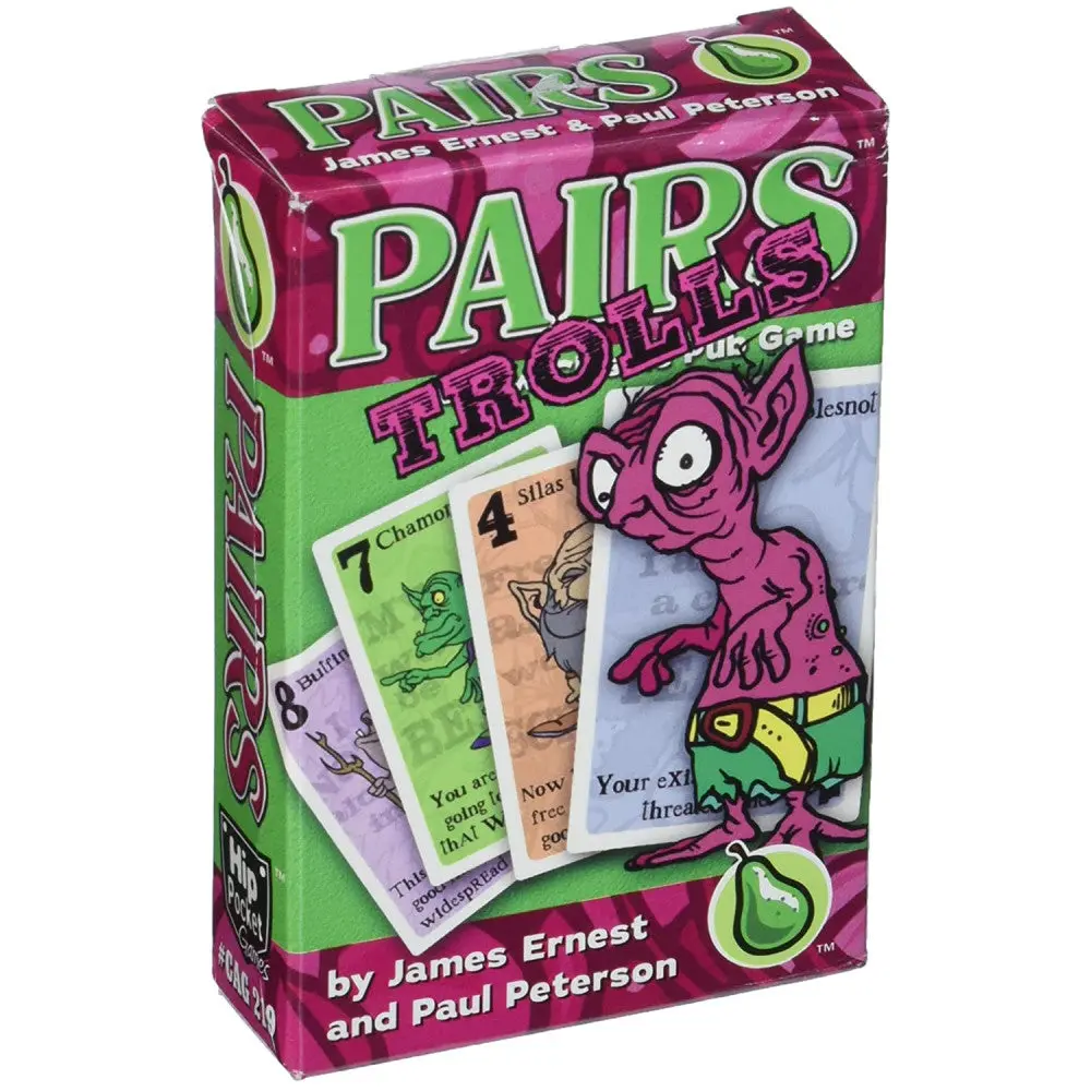 Trolls Pairs Deck Limited Edition Card Game By Cheapass Games 1