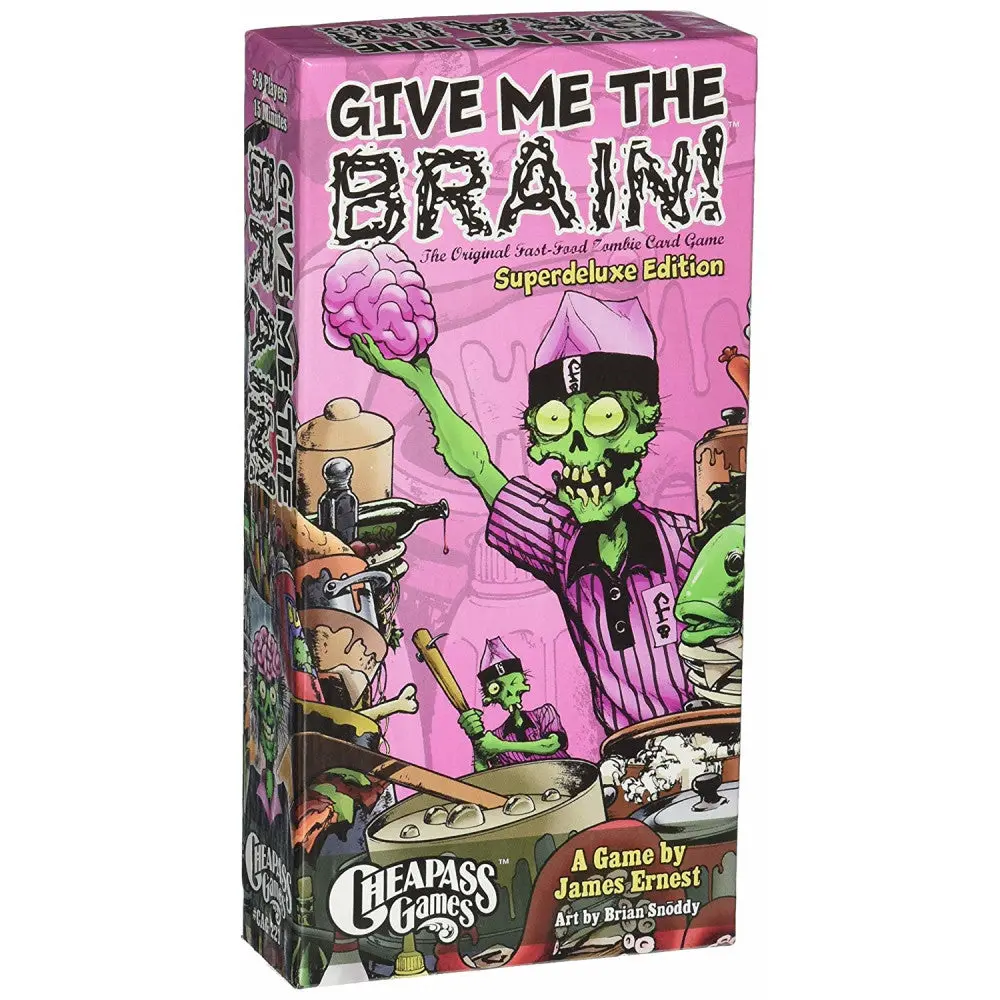 Cheapass Games Give Me The Brain Superdeluxe Card Game 1
