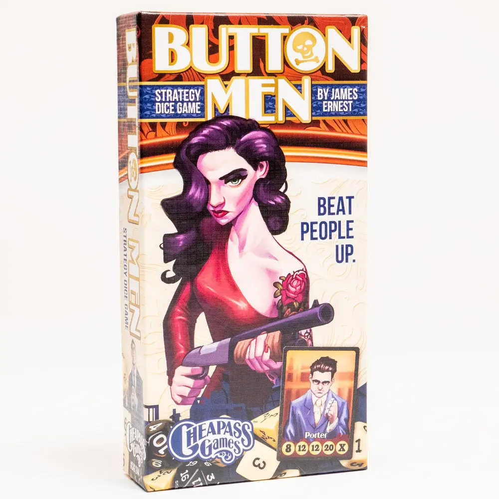 Button Men: Fight City Edition Strategy Dice Game 1