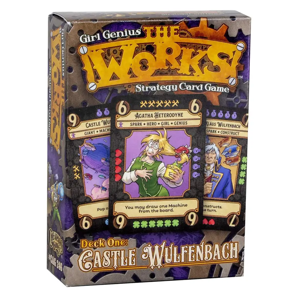 Girl Genius The Works: Castle Wulfenbach Edition Strategy Card Game 1