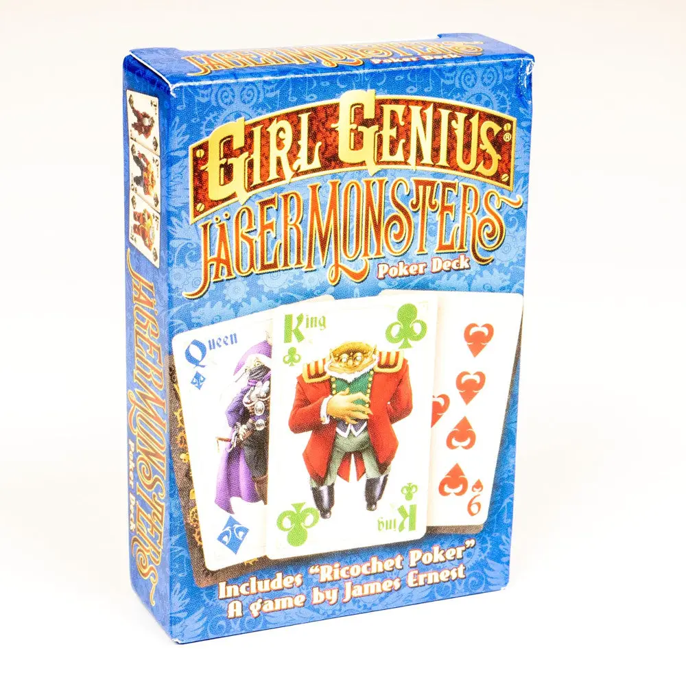 Girl Genius: Jagermonsters Poker Deck Card Game 1