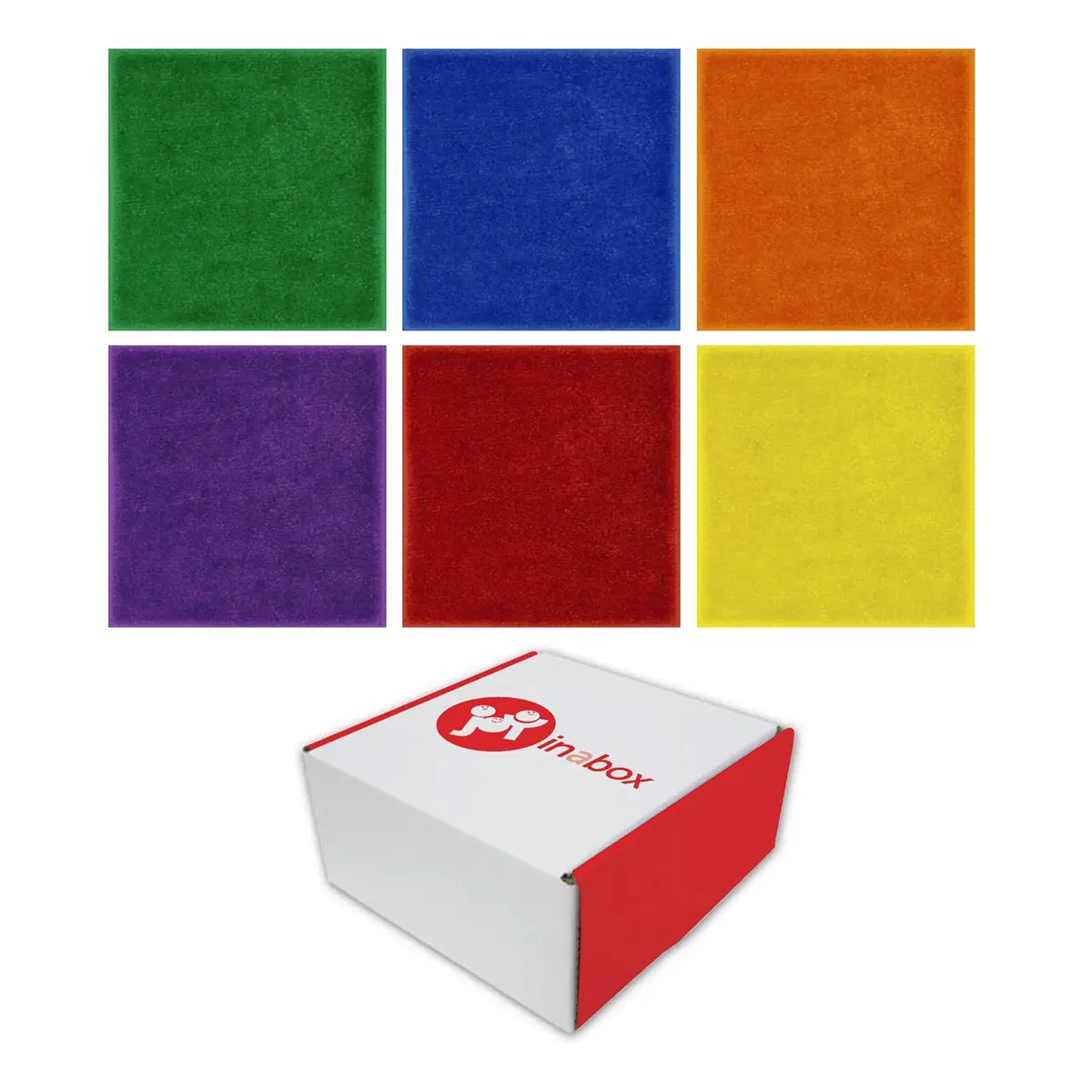 Joy Carpets & Co Joy In A Box - Vibrant Classroom Carpet Squares, 24 Pack 1