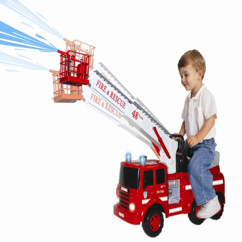 Skyteam - Action Fire Engine Ride-On - Interactive Firefighting Toy 1