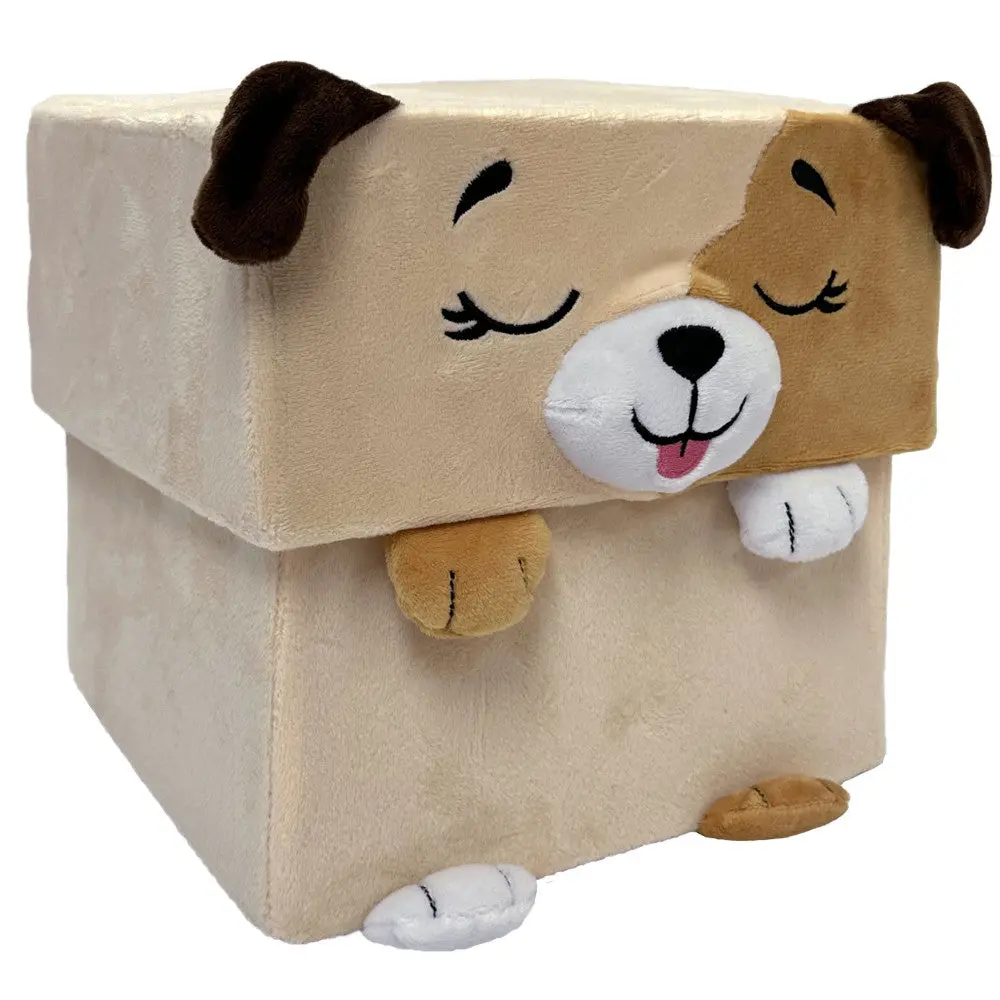 Happy Nappers Adorable Storables 15 Inch Plush Dog - Tan & Brown 1