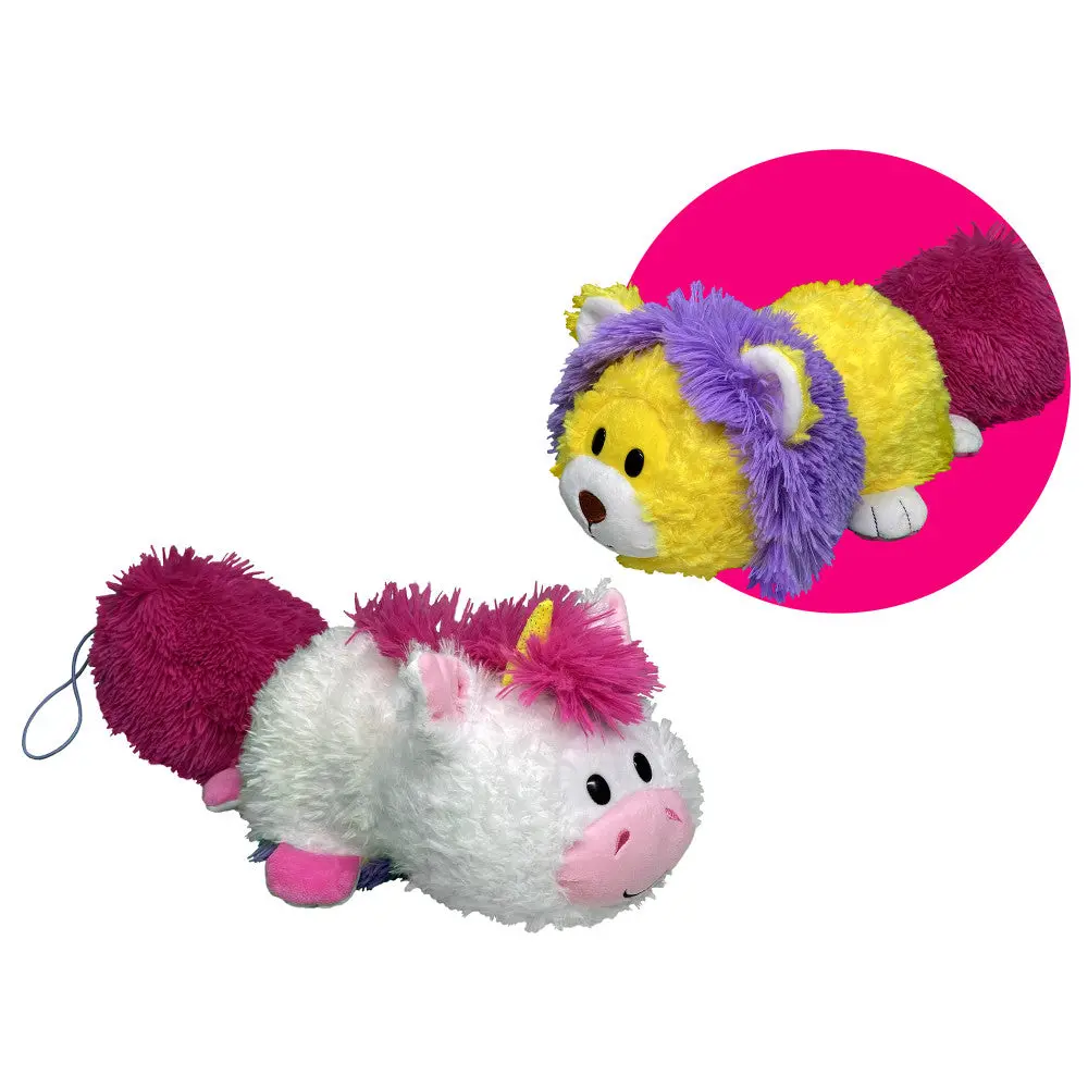 Flipazoo Magic Tails 2-In-1 Plush - White Unicorn To Yellow Lion 1