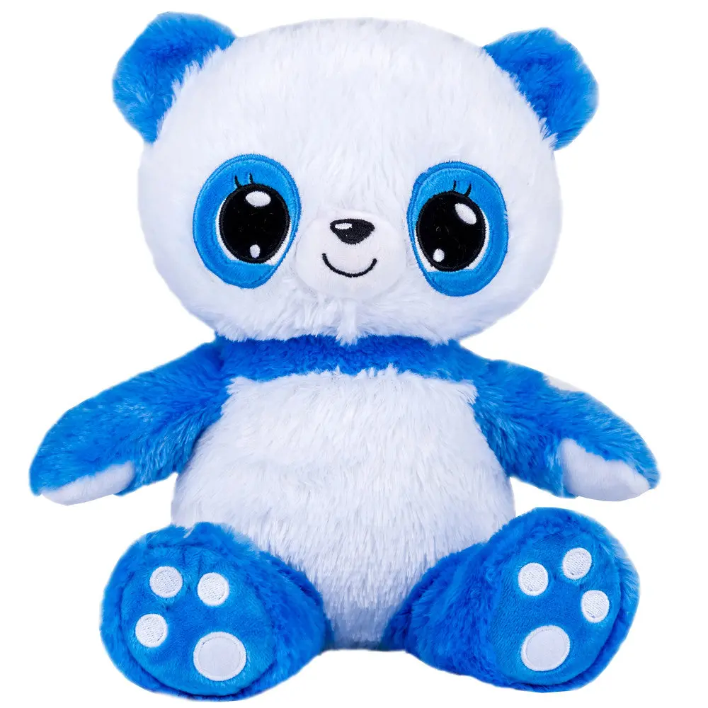 Happy Nappers Lullabrites Panda 12 Inch Musical Light-Up Plush - Black & White 1