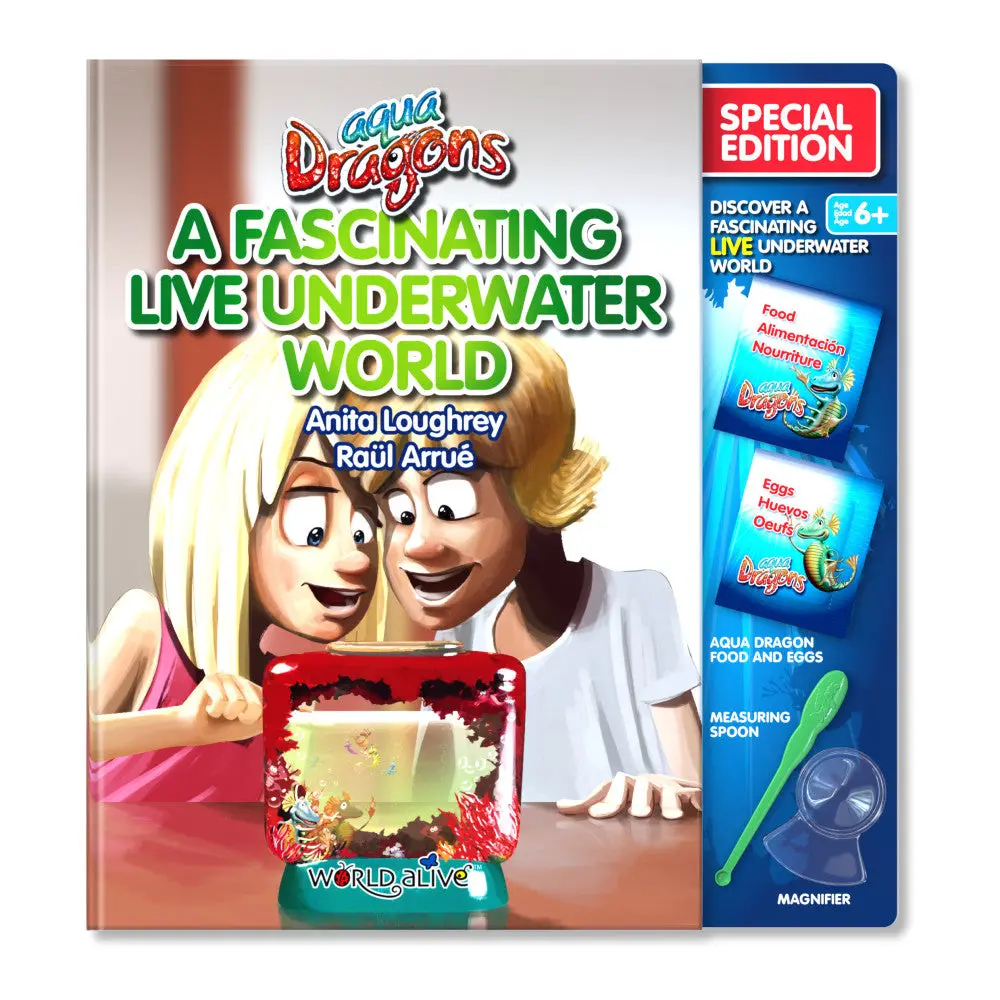Aqua Dragons Live Underwater World Discovery Book Kit 1