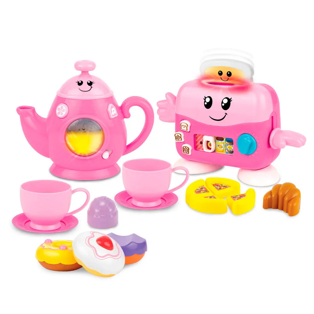 Winfun Mycook Master Toast 'N Fun Tea Set – Pink 1