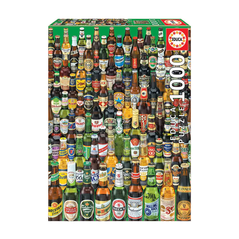 Educa Beers Themed Jigsaw Puzzle - 1000 Pc 1