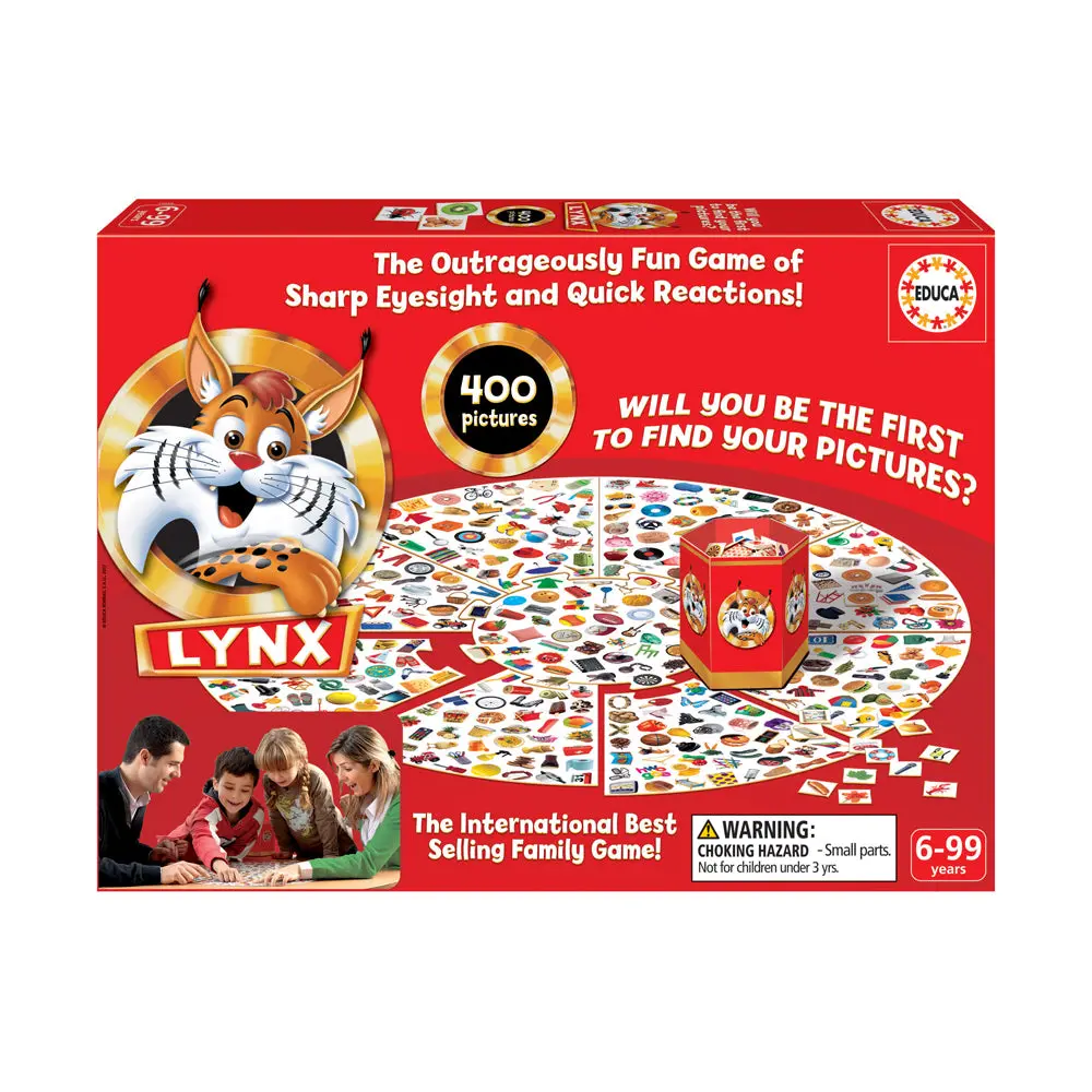 Lynx Board Game By Educa - Family Visual Reflex Challenge 1