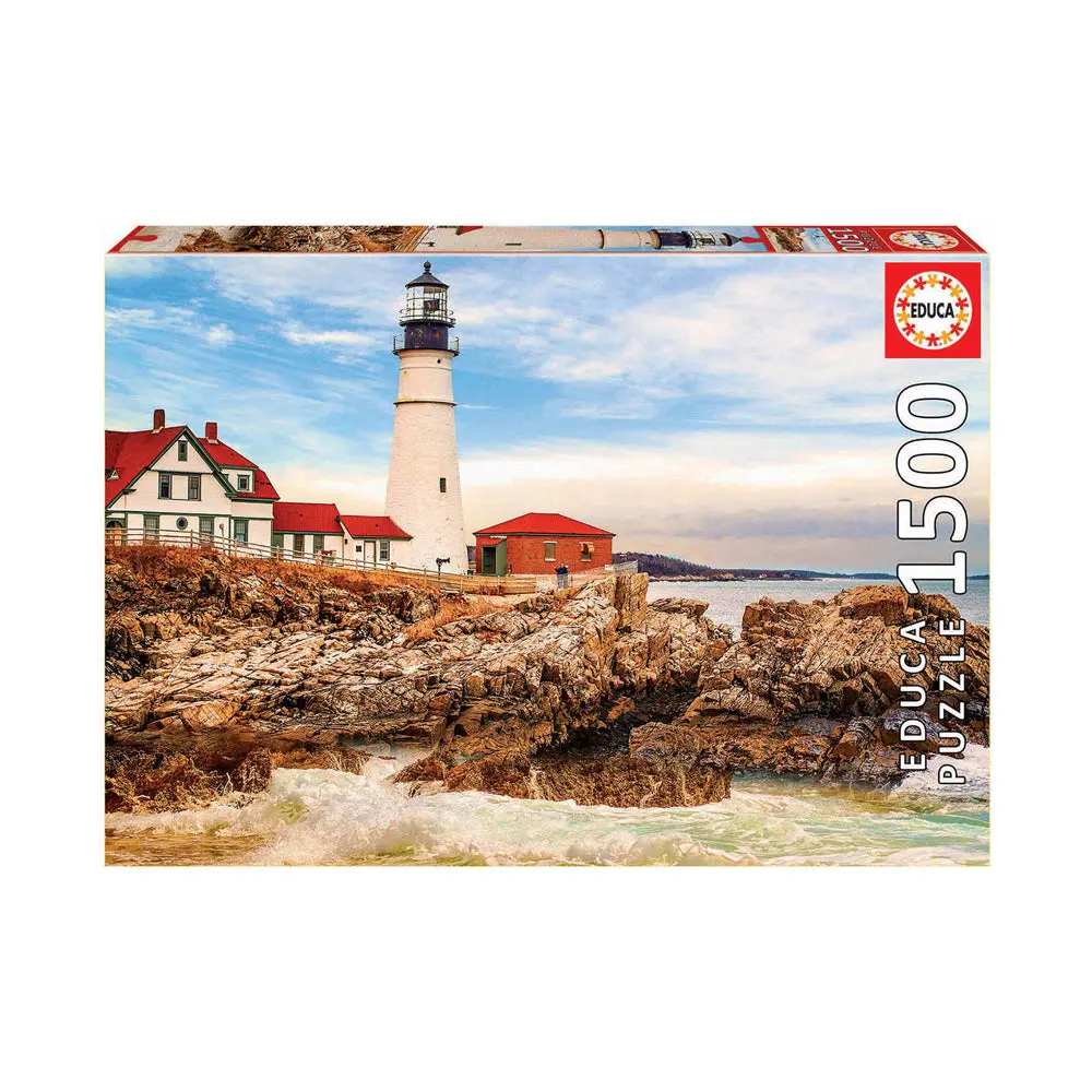 Educa Rocky Lighthouse Jigsaw Puzzle - 1500 Pc 1