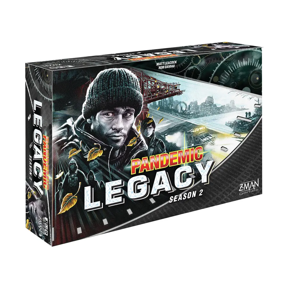 Z-Man Games Pandemic: Legacy Season 2, Black Edition Board Game 1