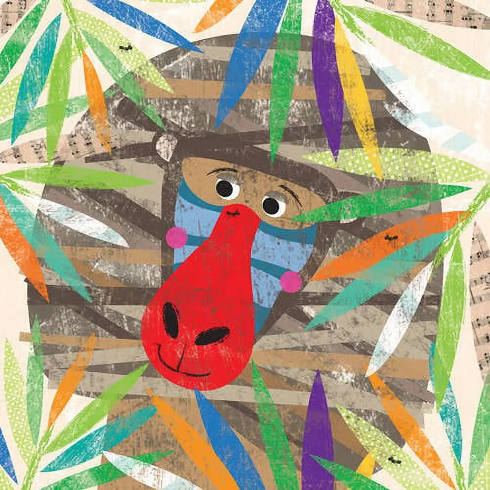 Oopsy Daisys Peeking Jungle Buddies Canvas Wall Art 1