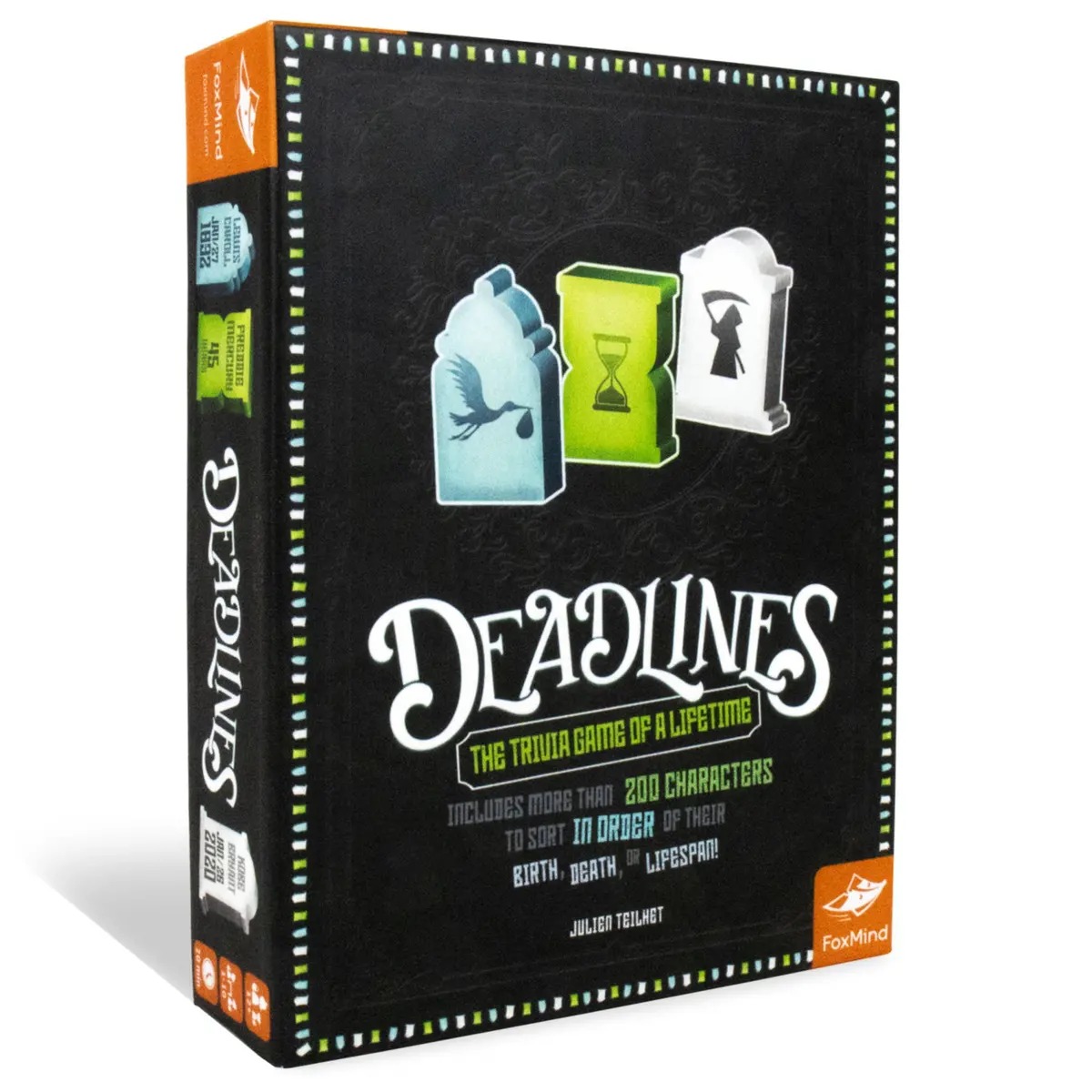 Deadlines Foxmind Pop Culture Trivia Card Game, Ages 12+ 1