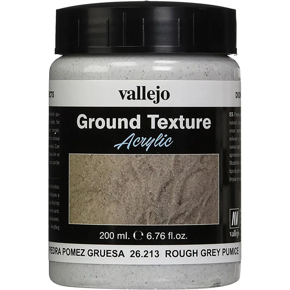 Vallejo Texture Acrylic Paint - Grey Pumice, Heavy Paste, 200Ml 1