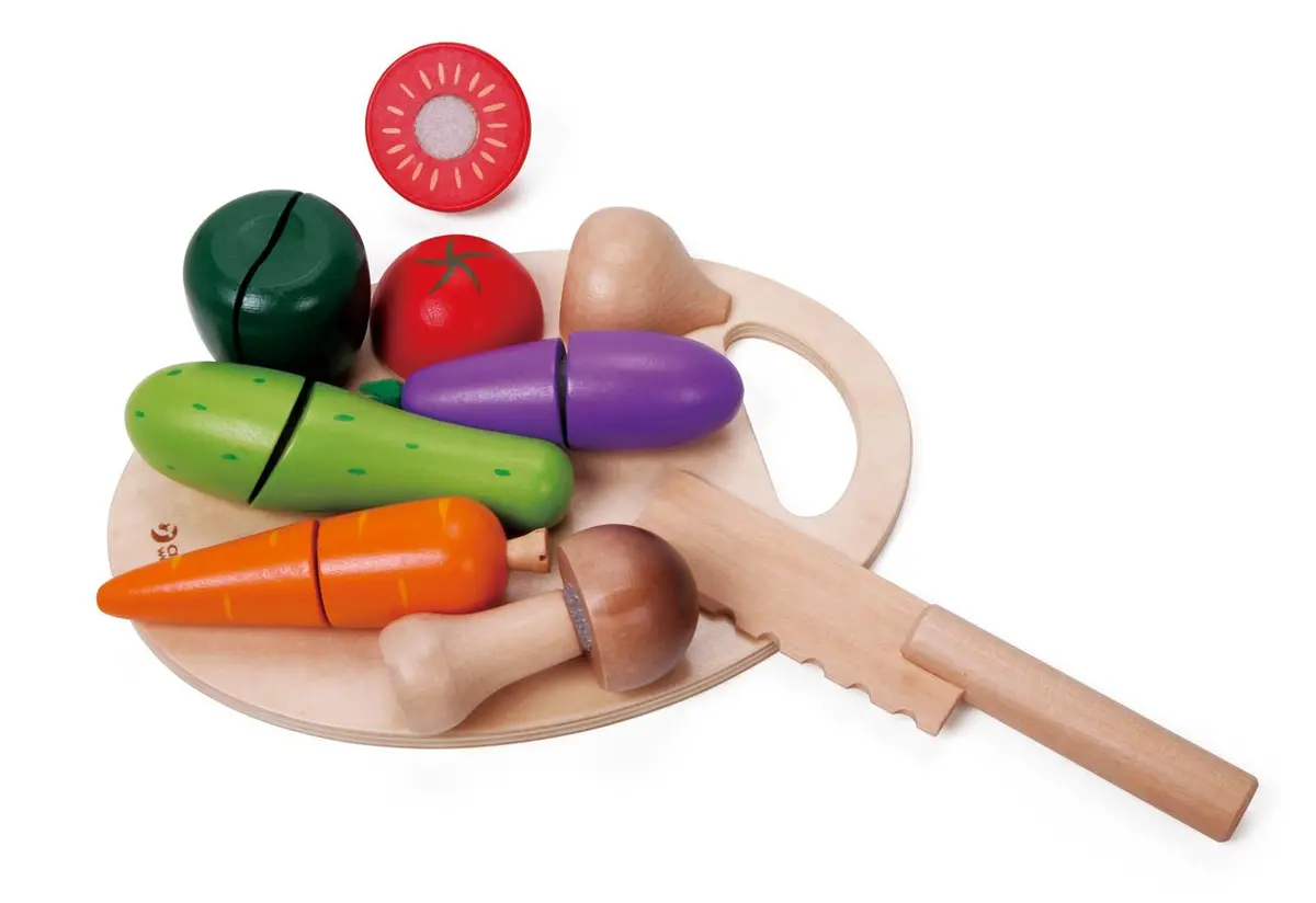 Classic World 9-Piece Vegetable Cutting Playset 1